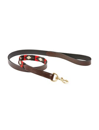 Polo Leather Dog Lead