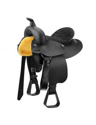 Western All Rounder Junior Saddle With Semi Qh Bar