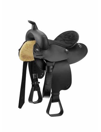 Western All Rounder Junior Saddle With Semi Qh Bar