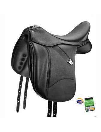 Dressage + Saddle With Luxe Leather Adjustable Bars & Hart